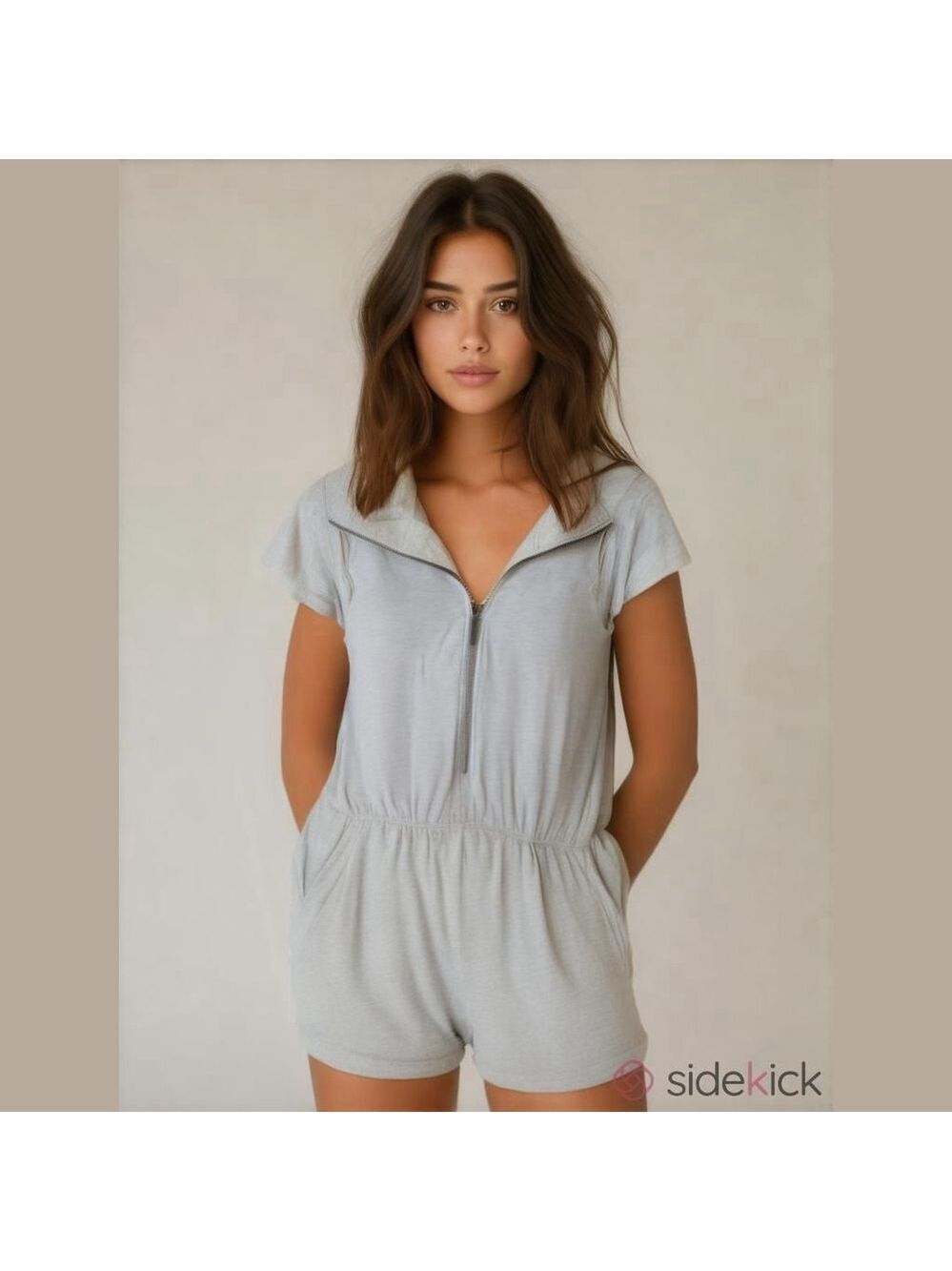 Juniors M Kensie Tan Romper Shorts